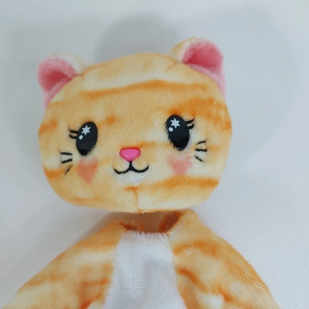BARBIE Cutie Reveal Orange Cat Fur‎ Suit  Furry Plush Costume